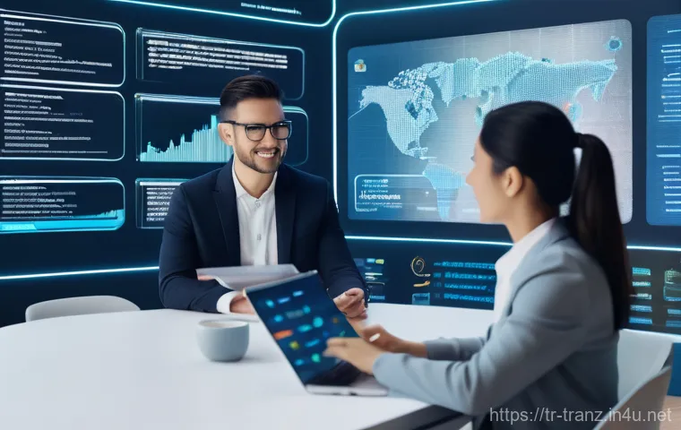 번역사와 번역 에이전시의 협업 사례 - **Prompt 1: Human-AI Collaborative Translation for a Global Brand Campaign**
    "A bright, modern w...