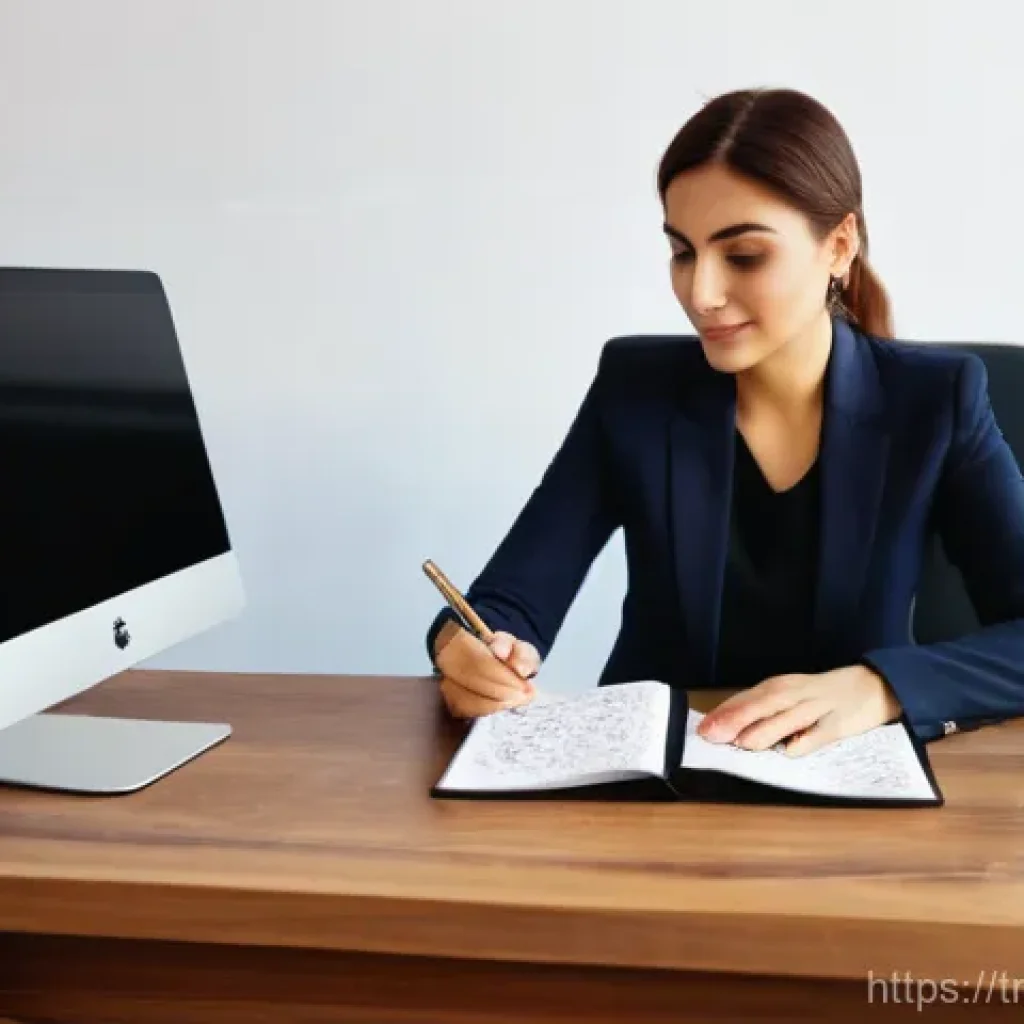 번역사 중점 학습 과목 - **Image Prompt: Cultural Localization Expert**
    A focused, professional woman in her late 20s to ...